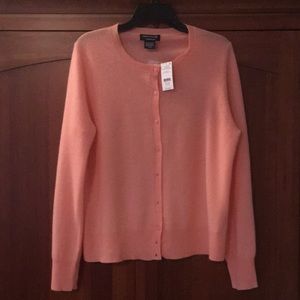 Peach Cashmere Cardigan Brand New